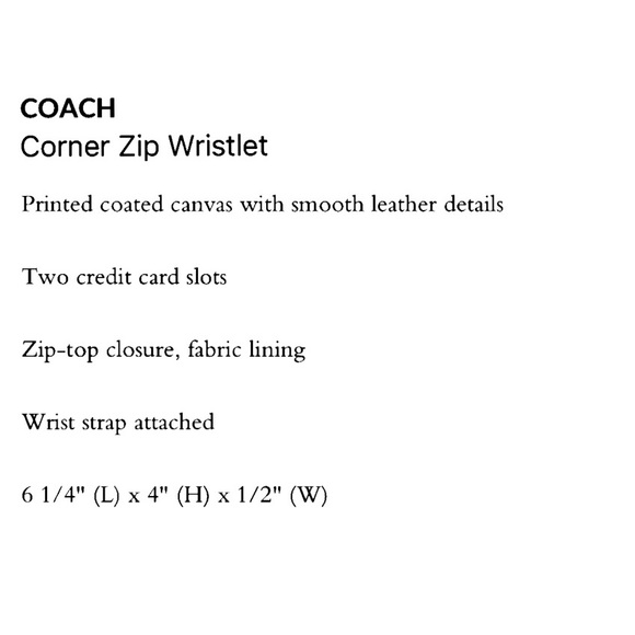 NWT Coach Signature C Floral Print Wristlet - Picture 2 of 9